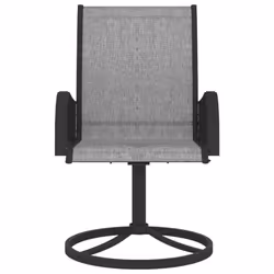 VidaXL 312167 outdoor chair Terrace Steel, Textile Grey