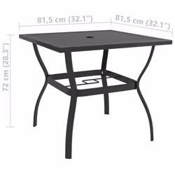 VidaXL 312168 outdoor table Anthracite - Additional view 5