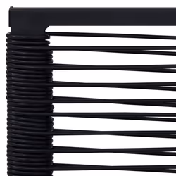 VidaXL 312172 outdoor chair Terrace Polyrattan, Steel Black - Additional view 6