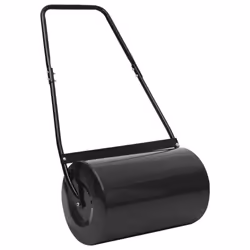 vidaXL Lawn Roller Field Grass Roller Gardening Levelling Outdoor Hand Roller - black