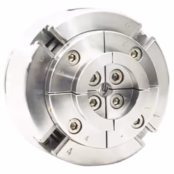 vidaXL 4 Jaw Wood Chuck Wood Turning Chuck with M33 Connection Steel Silver