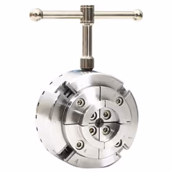 vidaXL Self-centering Wood Chuck Set Tool Lathe Chuck for 3.75 Inch Steel