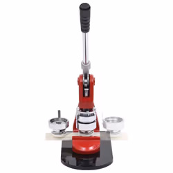 vidaXL Badge Button Maker with 500 pcs Pinback Button Parts Manual Machine