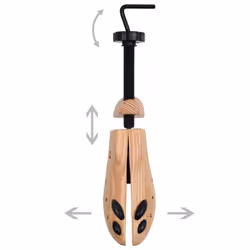 vidaXL Solid Pine Wood Shoe Trees Size 36-40 Wooden Shoe Shape Holder House - Additional view 5