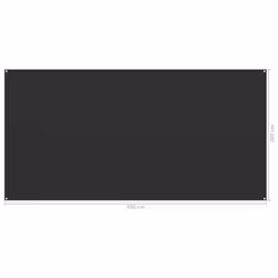 vidaXL Tent Carpet 200x400 cm Anthracite Outdoor Camping Rug Tent Accessory - Additional view 3