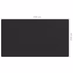 vidaXL Tent Carpet 250x450 cm Anthracite Outdoor Camping Ground Sheet Cover - Additional view 3