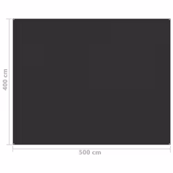 vidaXL Tent Carpet 400x500 cm Anthracite Outdoor Camping Hiking Rug Patio - Additional view 3