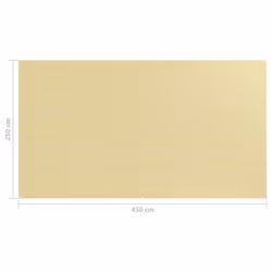 vidaXL Tent Carpet 250x450 cm Beige Patio Outdoor Camping Rug Tent Accessory