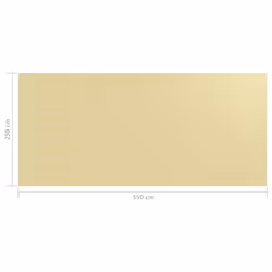 vidaXL Tent Carpet 250x550 cm Beige Patio Outdoor Camping Rug Tent Accessory