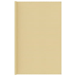 vidaXL Tent Carpet 300x400 cm Beige Camping Rug Tent Accessories Patio Carpet