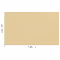 vidaXL Tent Carpet 300x500 cm Beige Camping Rug Tent Accessories Patio Carpet