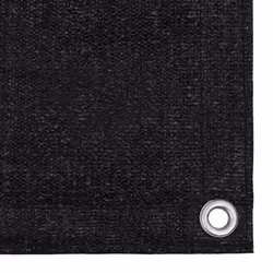 vidaXL Tent Carpet 200x300 cm Black Camping Tool Outdoor Rug Patio Hiking Mat