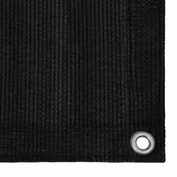 vidaXL Tent Carpet 200x400 cm Black Outdoor Camping Hiking Rug Patio Accessory
