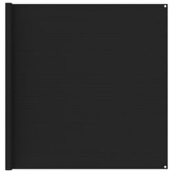 vidaXL Tent Carpet 250x200 cm Black Patio Carpet Camping Accessories Rug Set