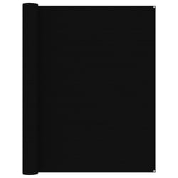 vidaXL Tent Carpet 250x400 cm Black Patio Outdoor Camping Rug Tent Accessory