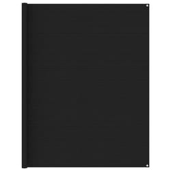 vidaXL Tent Carpet 250x550 cm Black Outdoor Camping Hiking Rug Patio Accessory