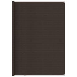 vidaXL Tent Carpet 250x500 cm Brown Patio Outdoor Camping Rug Tent Accessory