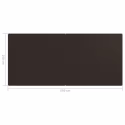 vidaXL Tent Carpet 250x550 cm Brown Camping Tool Outdoor Rug Patio Hiking Mat