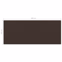vidaXL Tent Carpet 250x600 cm Brown Outdoor Patio Camping Ground Sheet Cover - Additional view 3