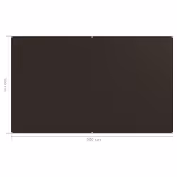 vidaXL Tent Carpet 300x500 cm Brown Camping Tool Outdoor Rug Patio Hiking Mat - Additional view 3