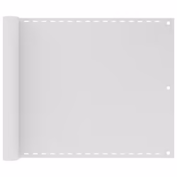 vidaXL Balcony Screen White 75x300 cm HDPE Outdoor Privacy Garden Sunshade