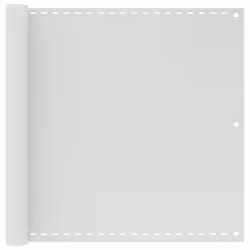 vidaXL Balcony Screen White 90x300 cm HDPE Outdoor Privacy Garden Sunshade