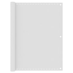 vidaXL Balcony Screen White Balcony Privacy Screen Protective Fence Outdoor