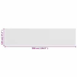 vidaXL Balcony Screen White Balcony Privacy Screen Protective Fence Outdoor - Additional view 4