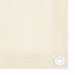 vidaXL Balcony Screen Cream 120x500 cm HDPE Garden Privacy Fence Wall Sunshade