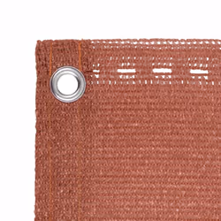 vidaXL Balcony Screen Terracotta 120x600 cm HDPE Balcony Protective Screen