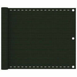 vidaXL Balcony Screen Dark Green HDPE Patio Privacy Protective Fence Screen