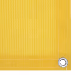 vidaXL Balcony Screen Yellow 120x400 cm HDPE Outdoor Privacy Sunshade Patio - Additional view 2