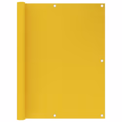 vidaXL Balcony Screen Yellow 120x500 cm HDPE Outdoor Privacy Sunshade Patio