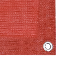 vidaXL Balcony Screen Red 90x500 cm HDPE Outdoor Privacy Protective Sunshade