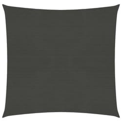 vidaXL Sunshade Sail 160 g/mÂ² Anthracite 2.5x2.5 m HDPE Outdoor Sunscreen
