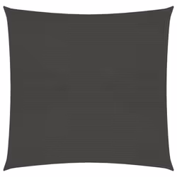 vidaXL Sunshade Sail 160 g/mÂ² Anthracite 4x4 m HDPE Garden Sunscreen Canopy