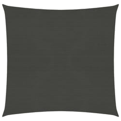 vidaXL Sunshade Sail 160 g/mÂ² Anthracite 4x4 m HDPE Garden Sunscreen Canopy
