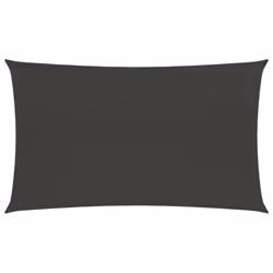 vidaXL Sunshade Sail 160 g/mÂ² Anthracite 3x5 m HDPE Garden Patio Canopy Awning