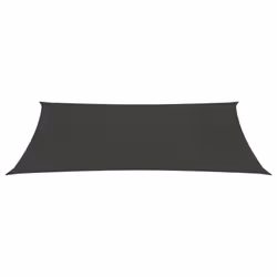 vidaXL Sunshade Sail 160 g/mÂ² Anthracite 5x7 m HDPE Garden Sunscreen Canopy - Additional view 2