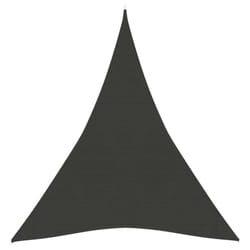 vidaXL Sunshade Sail 160 g/mÂ² Anthracite 4x5x5 m HDPE Garden Sunscreen Canopy