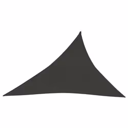 vidaXL Sunshade Sail 160 g/m² Anthracite 4x5x6.8 m HDPE Patio Sunscreen Canopy