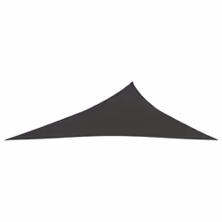 vidaXL Sunshade Sail 160 g/mÂ² Anthracite 4x5x6.8 m HDPE Patio Sunscreen Canopy