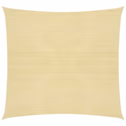 vidaXL Sunshade Sail 160 g/mÂ² HDPE Patio Sunscreen Outdoor Canopy Party Tent - beige, 2.5 x 2.5 m