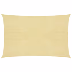 vidaXL Sunshade Sail 160 g/mÂ² Beige 2x3.5 m HDPE Outdoor Sunscreen Canopy