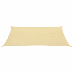 vidaXL Sunshade Sail 160 g/mÂ² Beige 2x3.5 m HDPE Outdoor Sunscreen Canopy
