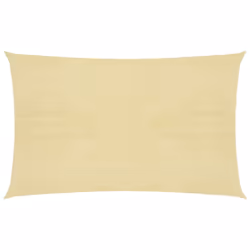 vidaXL Sunshade Sail 160 g/mÂ² Beige 2x5 m HDPE Sunscreen Patio Shade Canopy