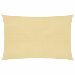 vidaXL Sunshade Sail 160 g/mÂ² Beige 3x4.5 m HDPE Garden Awning Sun Sail Tarp