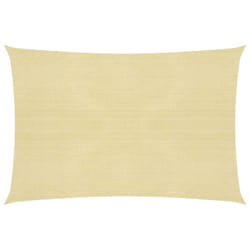 vidaXL Sunshade Sail 160 g/mÂ² Beige 4x7 m HDPE Garden Awning Canopy Sunscreen