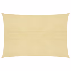 vidaXL Sunshade Sail 160 g/mÂ² Beige 5x7 m HDPE Garden Awning Canopy Sunscreen