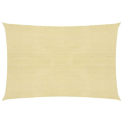 vidaXL Sunshade Sail 160 g/mÂ² Beige 5x7 m HDPE Garden Awning Canopy Sunscreen